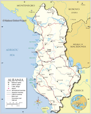 Albania Map