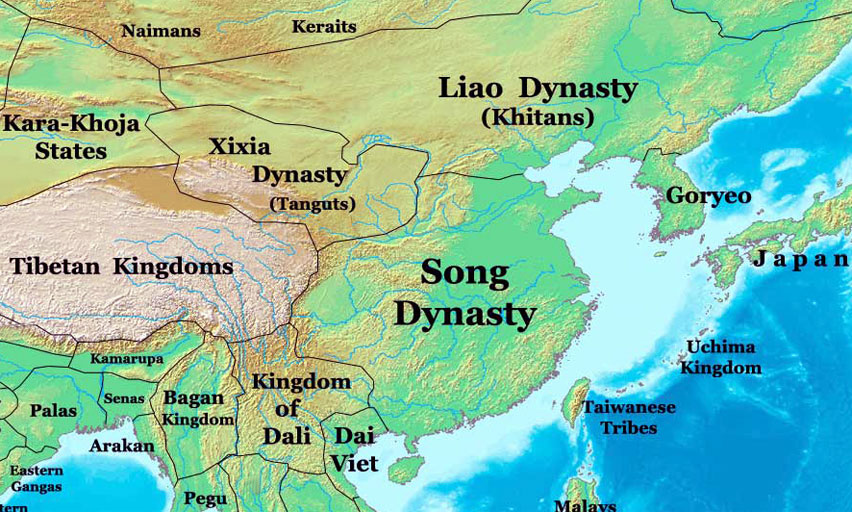 Song Dynasty map