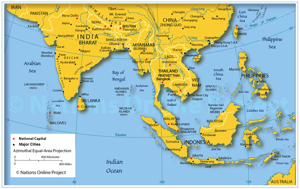 map of indonesian cities. Indonesia and Vietnam — both