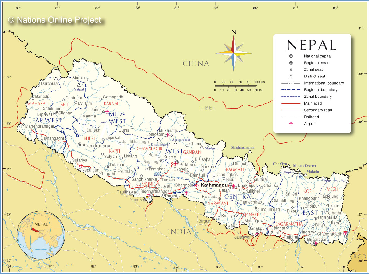 Résultats de recherche d'images pour « nepal map »