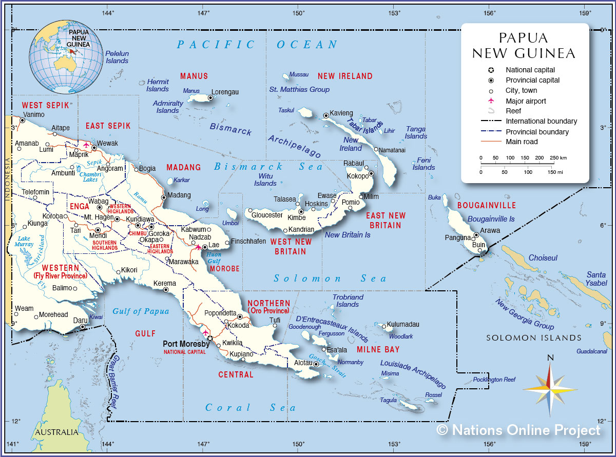 Download this Political Map Papua... picture