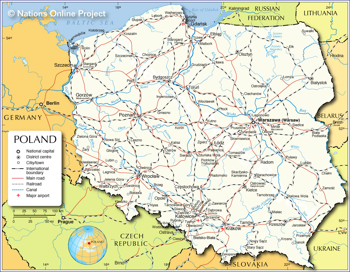 Maps Poland