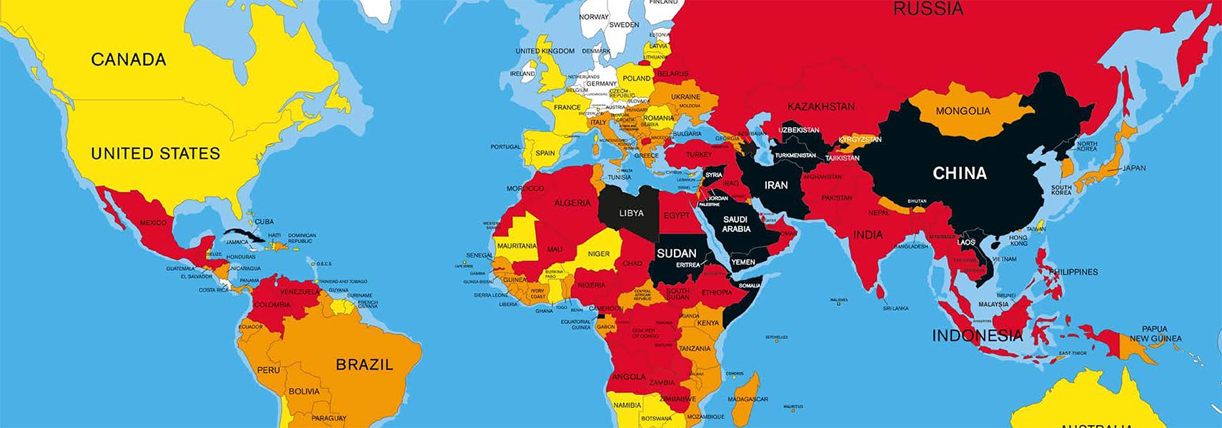 World Map of Press Freedom