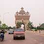 Patuxai-Vientiane_02 Patuxai Arch, built in 1969 resembling the Arc de Triomphe in Paris.