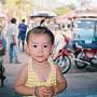 Savannakhet_21 Laotian kid on a market in Savannakhet.