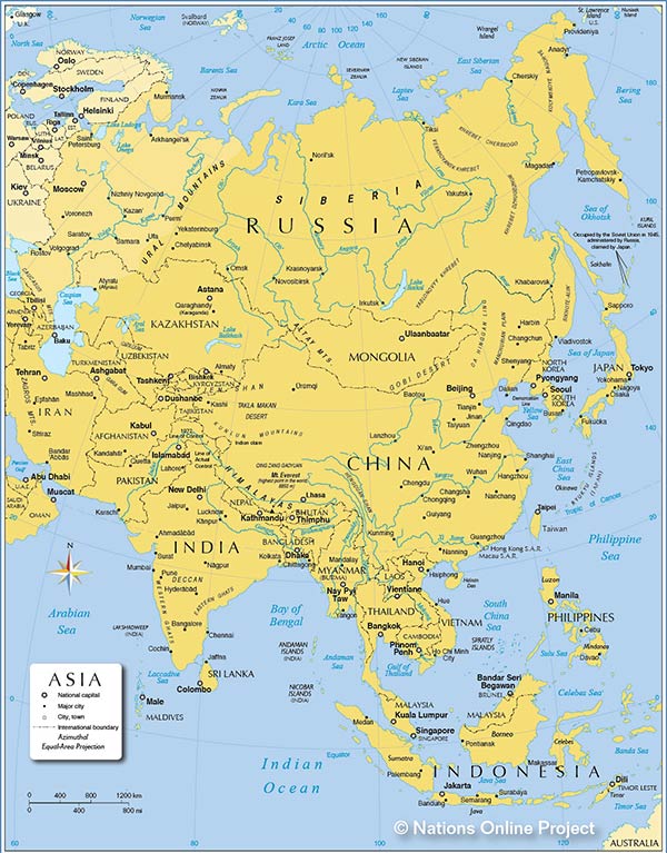 Asia Map