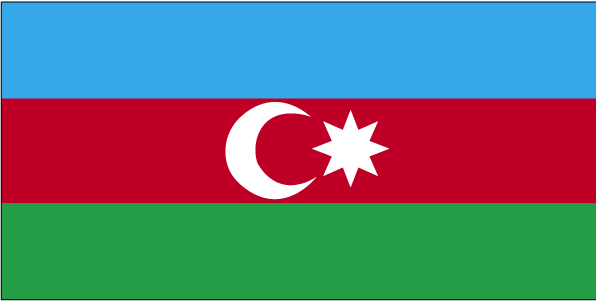 Azerbaijan Flag