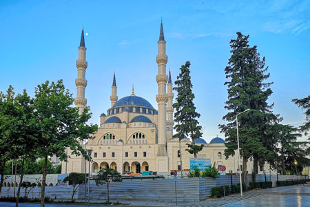 Namazgah Mosque, Tirana, capital city of Albania.
