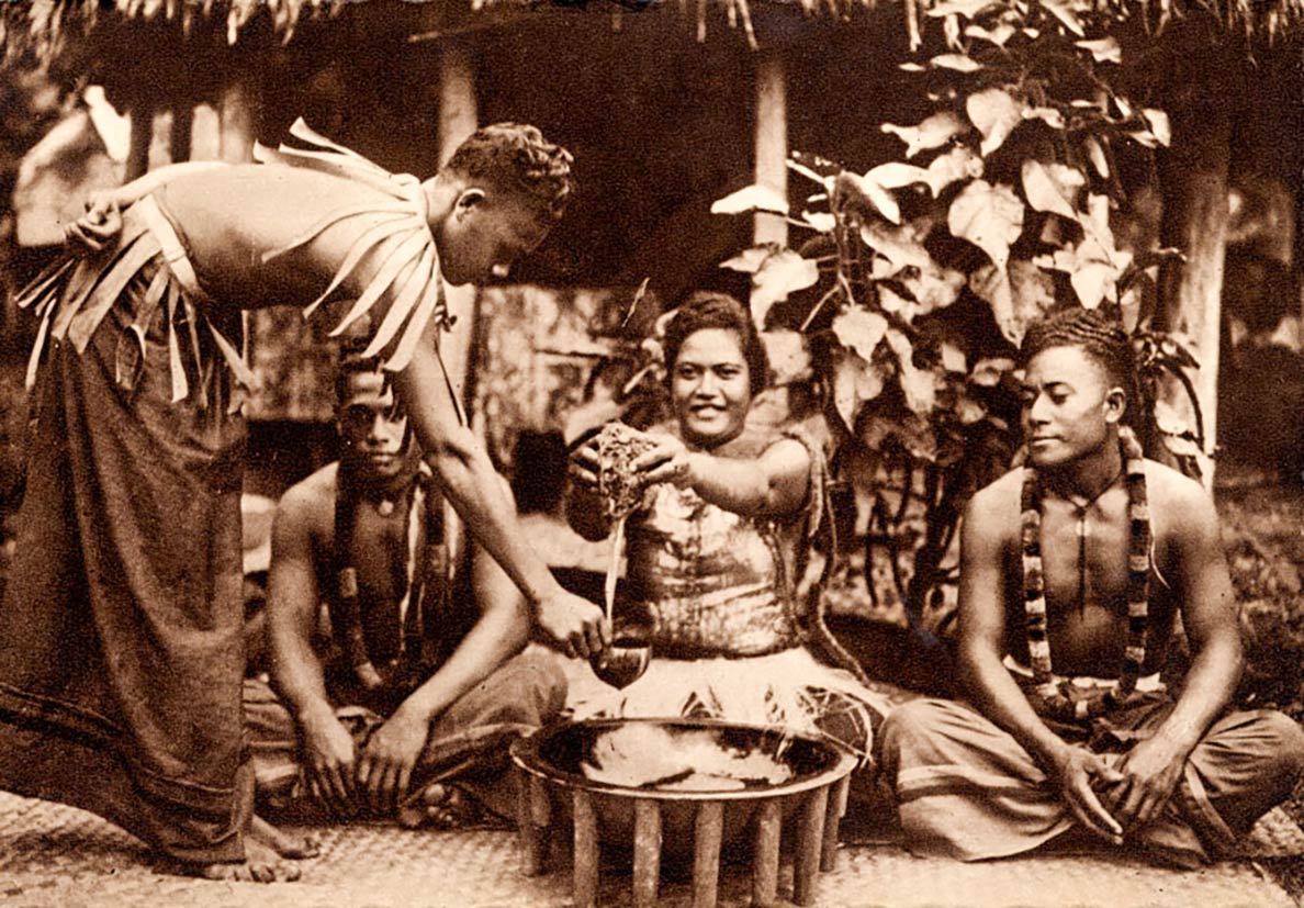 Kava ('ava) makers (aumaga) of Samoa