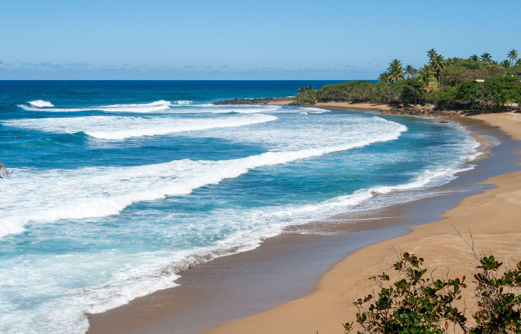 Caribbean beach in Puerto Rico