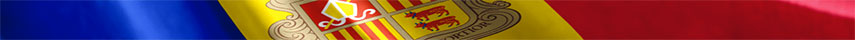 Andorra Flag detail 