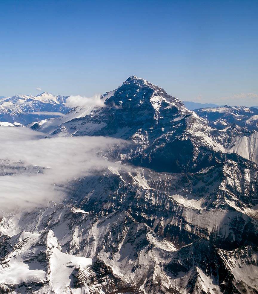 Aconcagua è la montagna più alta delle Americhe