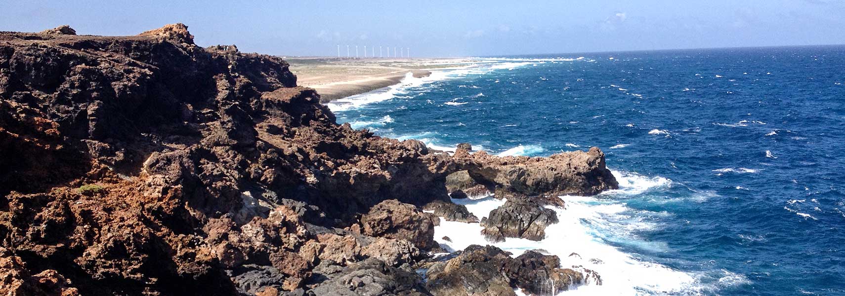 Aruba's northern coast