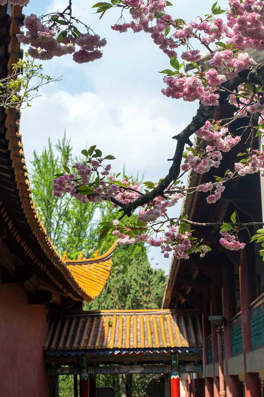Temple at Dragon Gate (Longmen) near Kunming, China