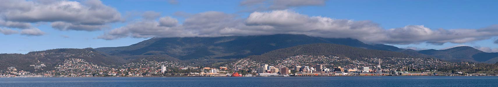 Panorama of Hobart, Tasmania, Australia