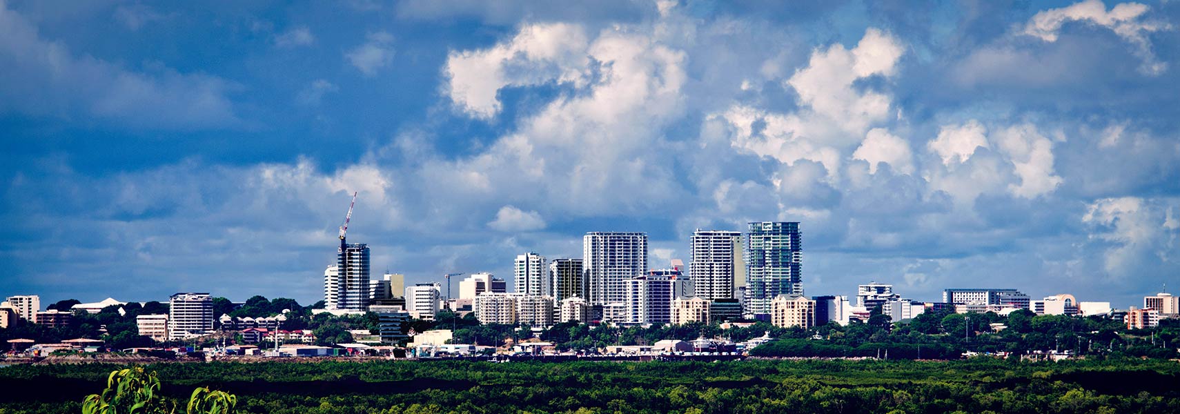 Skyline of Darwin's Central Business District, Australia