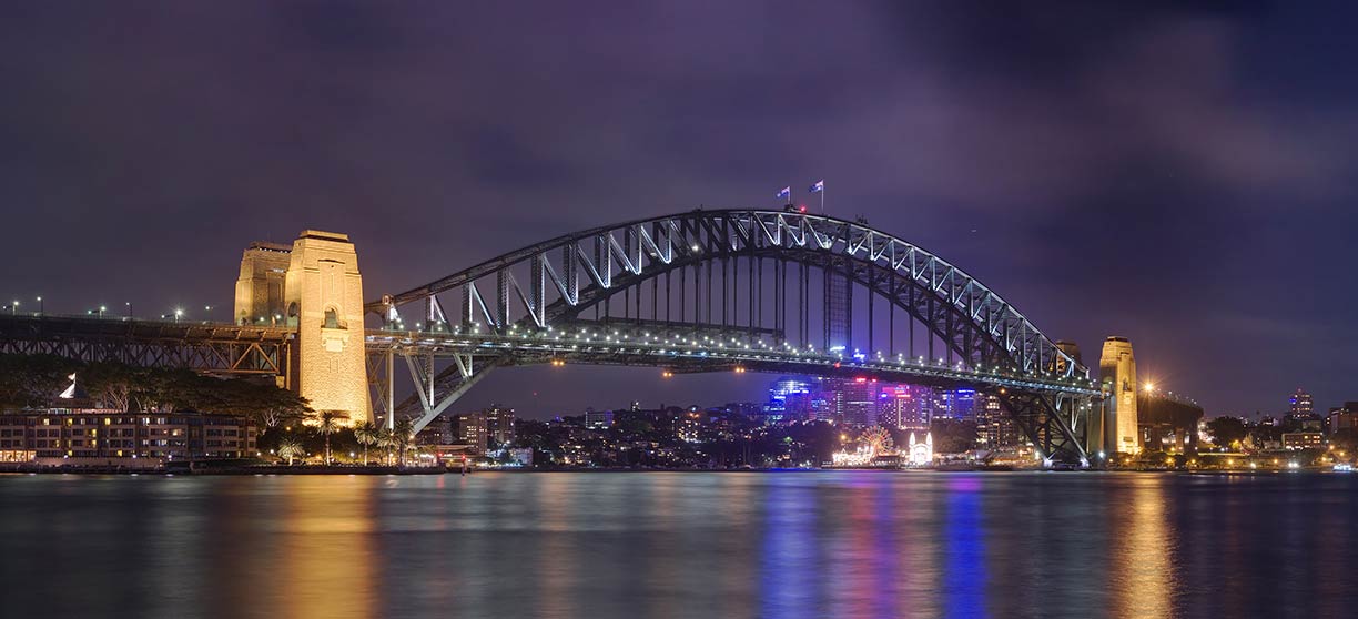 Sydney Harbour Bridge seen from Circular Quay