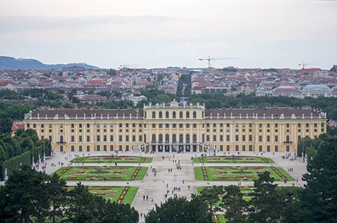 Palace Schoenbrunn in Vienna, Austria