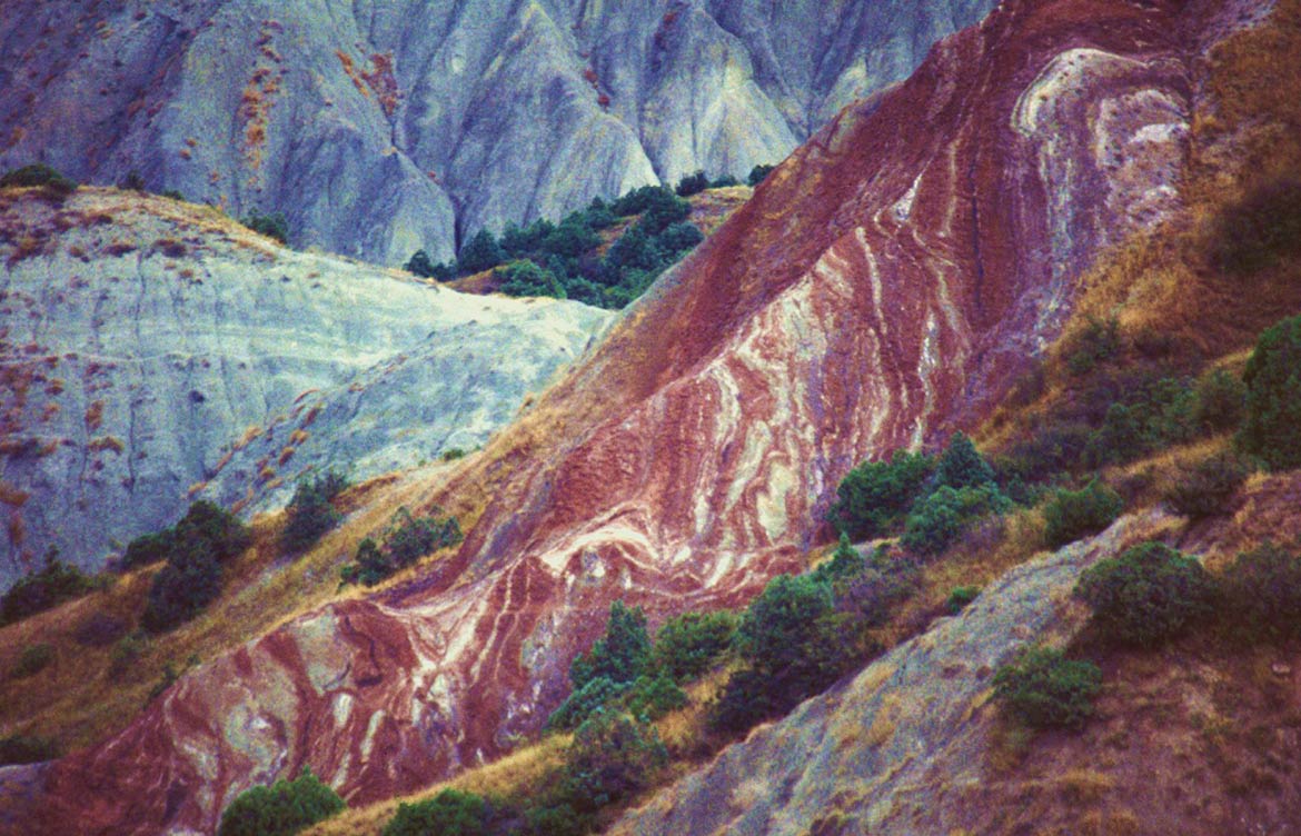 Candy Cane Mountains, Khizi Rayon, Azerbaijan