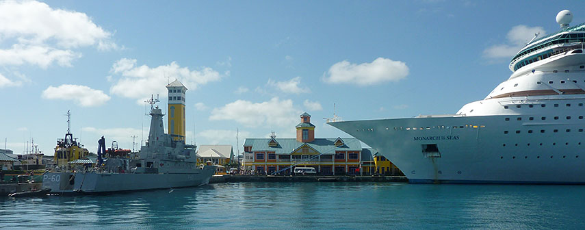 nassau bahamas cruise port map