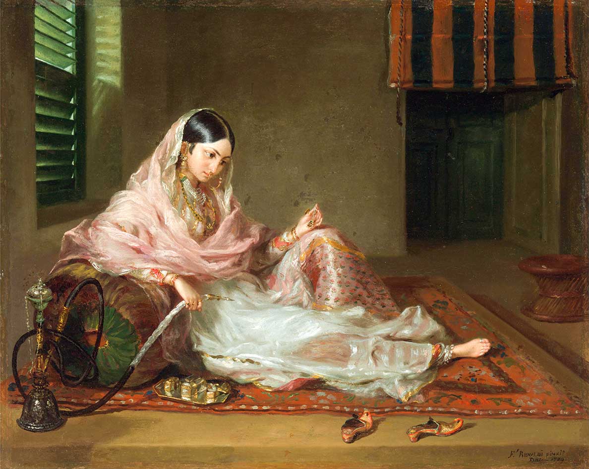 Muslim Lady Reclining; Francesco Renaldi