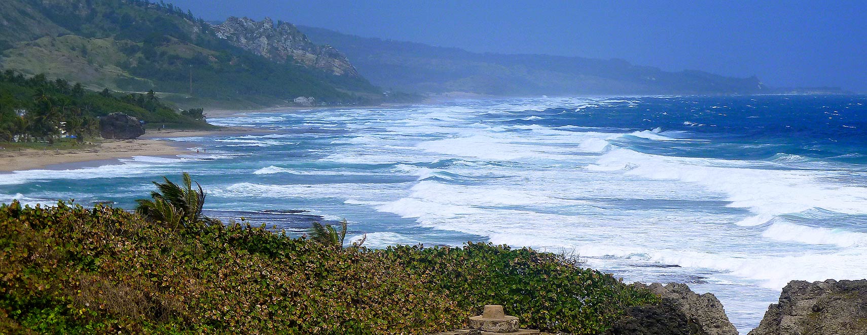 Atlantic Ocean near Bathsheba fishing village