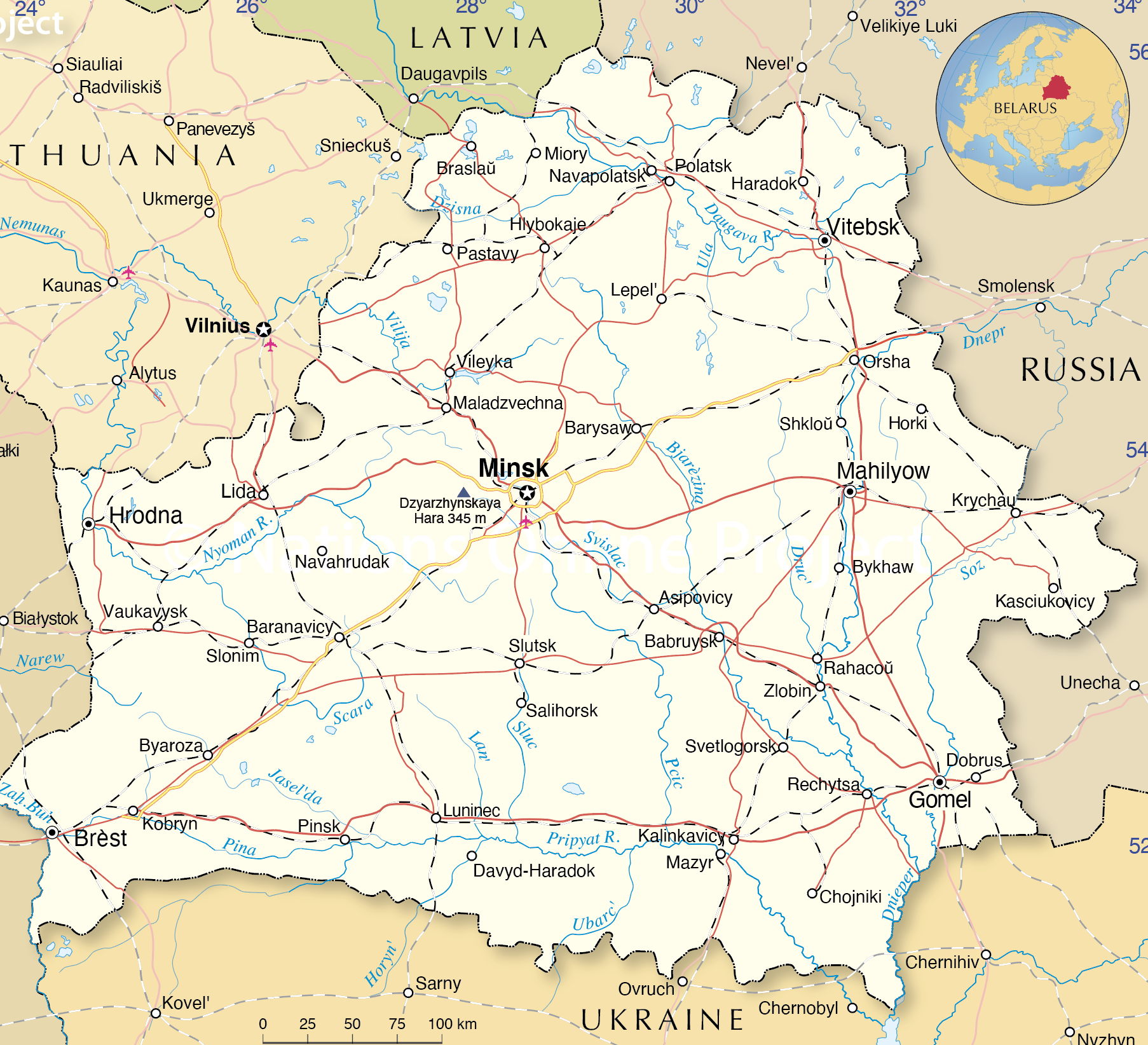 Belarus Map