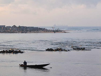 Oueme River mouth Cotonou, Zimbabwe