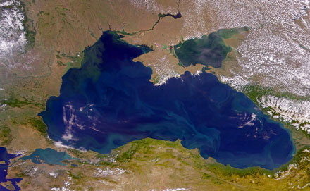 Black Sea satellite image small