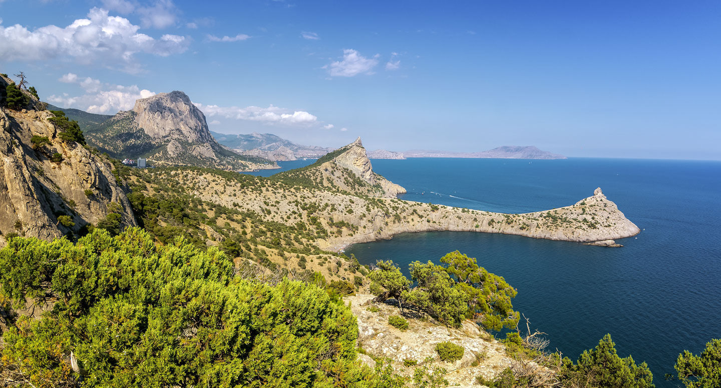 Cape Kapchik on the Crimean peninsula