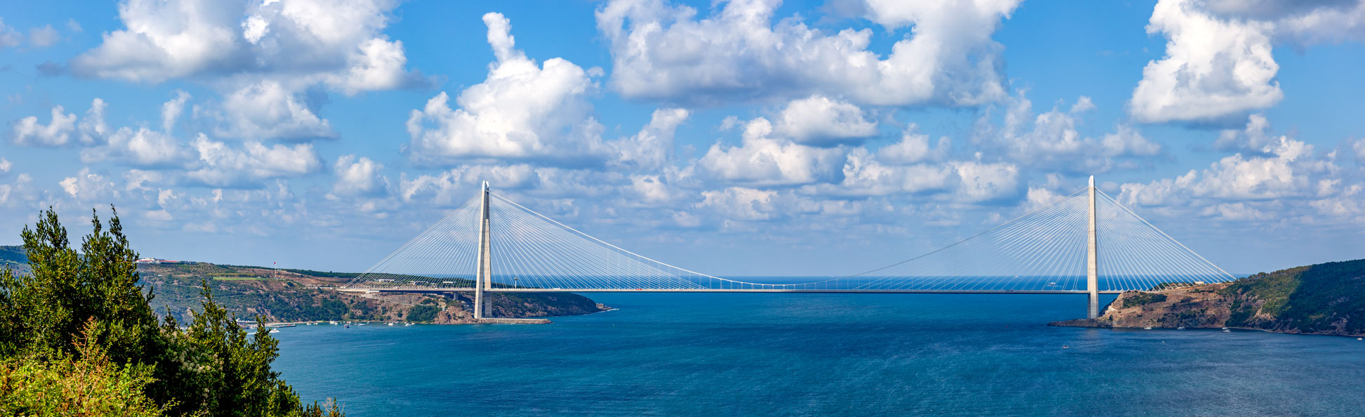 Yavuz Sultan Selim Bridge - The Third Bosphorus Bridge over the Bosphorus Strait