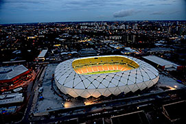 Amazonia Arena in Manaus, Amazonas, Brazil