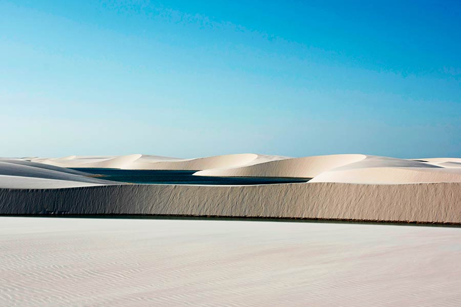 Dunes and pools in Lençois Maranhense National Park, Maranhão, Brazil