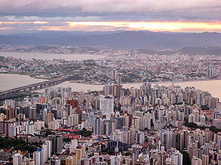 Florianópolis metro and Santa Catarina island, Santa Catarina, Brazil