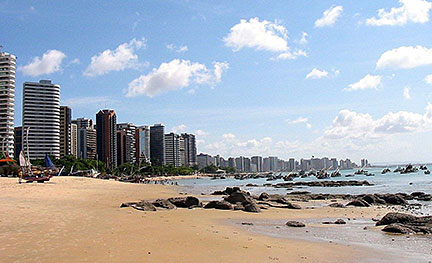 Fortaleza, Brazil, skyline at Mucuripe, Ceará, Brazil