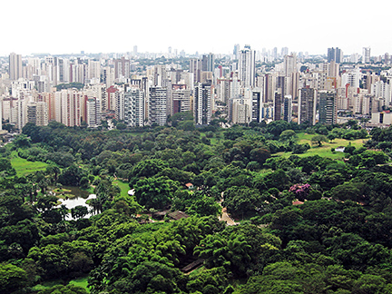  skyline with Jardim Zoological Park, Goiânia, Goiás, Brazil