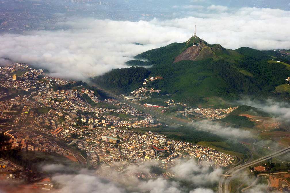 Pico do Jaraguá Mountain, highest point in São Paulo, Brazil