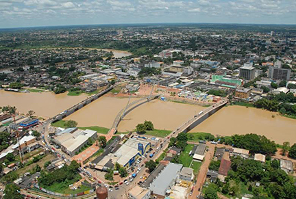 Cândido Mariano street, historic center Rio Branco