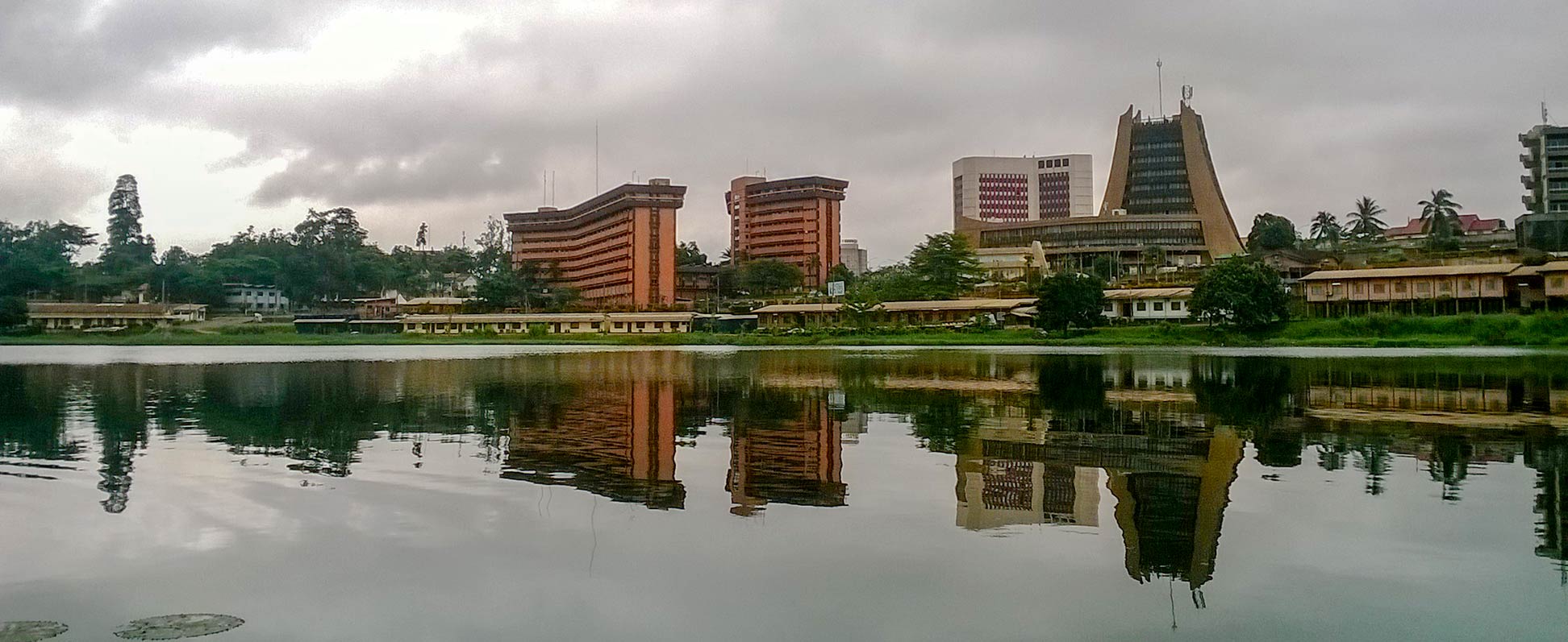 Municipal Lake in Yaoundé city center