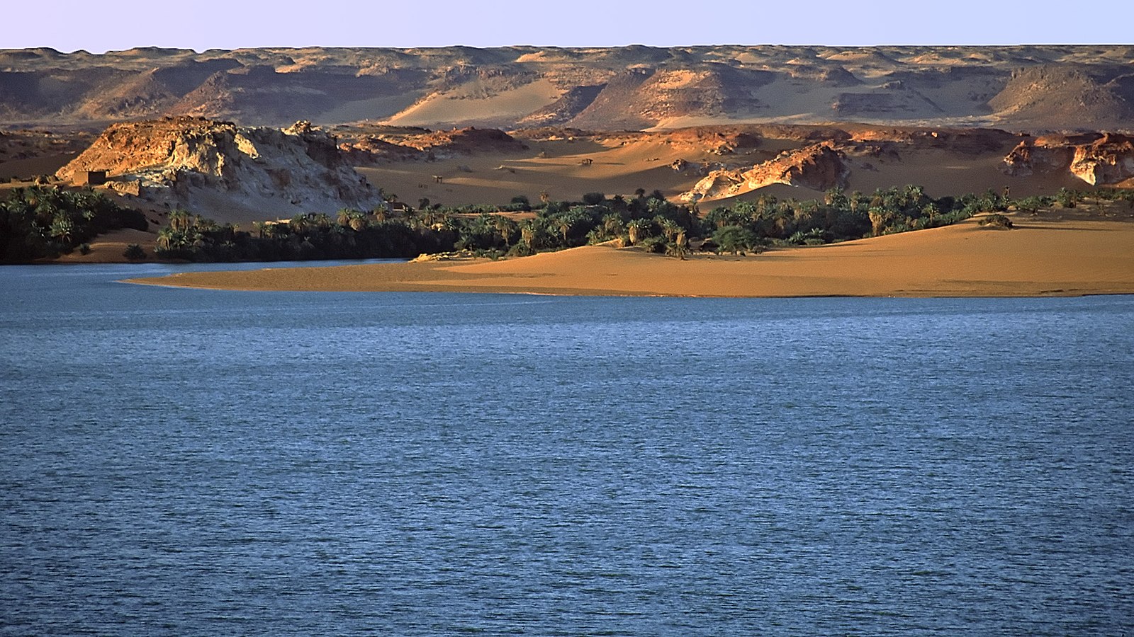 Lake Yoa, one of the Lakes of Ounianga in Chad