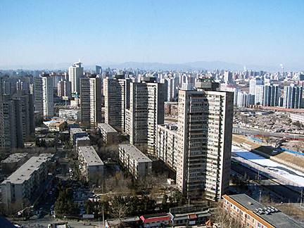 Resident buildings in Chaoyang District, Beijing