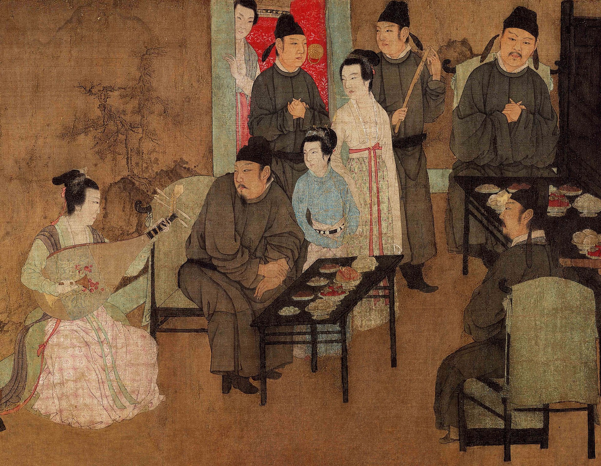 picture: The Night Revels of the Minister Han Xizai.  