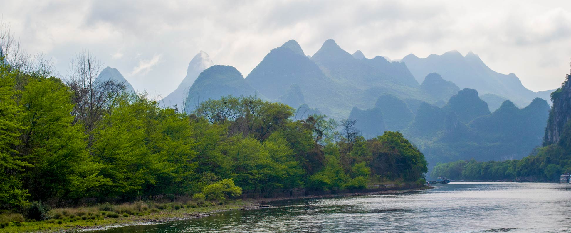 Li river south of Guilin, China