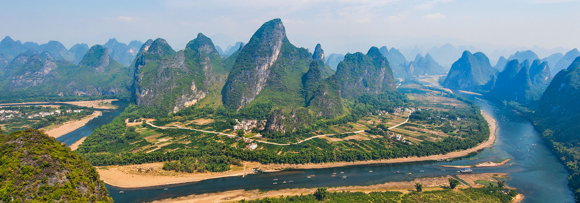 The Li River between Guilin and Yangshuo