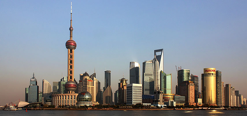 Panorama of Pudong district