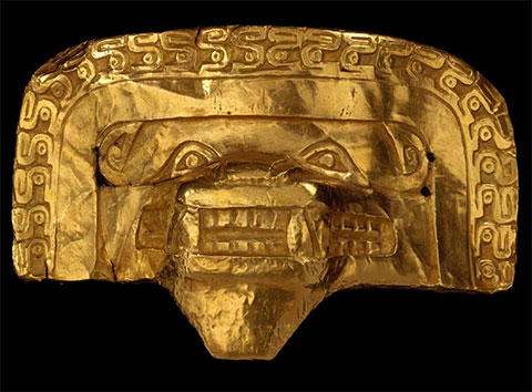 Inzá Mask, Museo del Oro, Colombia