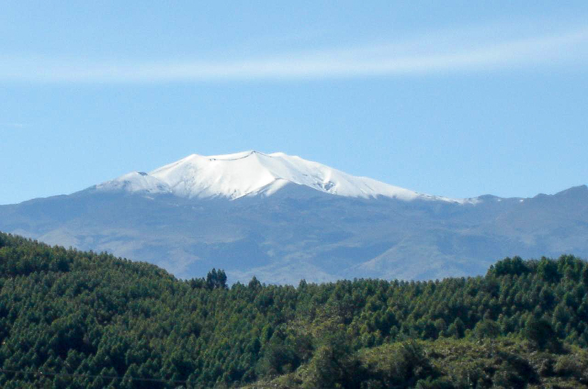 Puracé volcano in Puracé National Natural Park