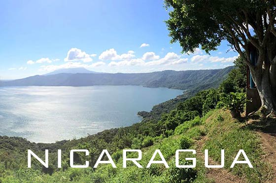 Laguna de Apoyo, volcanic lake, Nicaragua