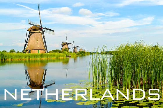 Windmills of Kinderdijk, Netherlands