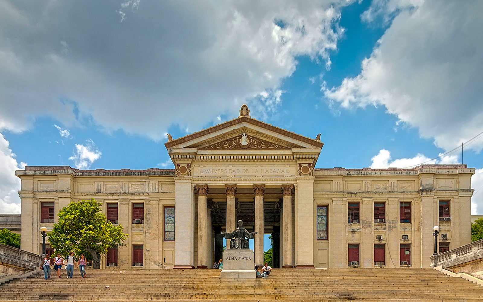 Front view University of Havana, Cuba